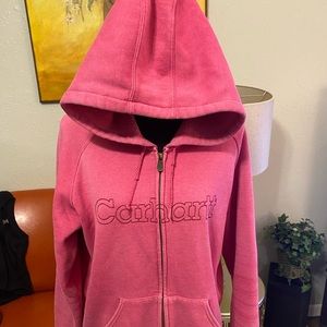 Womens Carhartt Zip Up Hoodie Medium